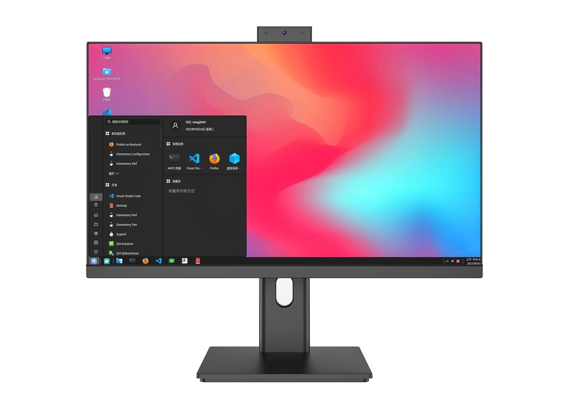 27 pollici IPS Gaming Monitor con 1920*1080 1ms Risposta 5000/1 Contrasto Interfacce HDMI/DP/VGA/DC Include cavo HDMI