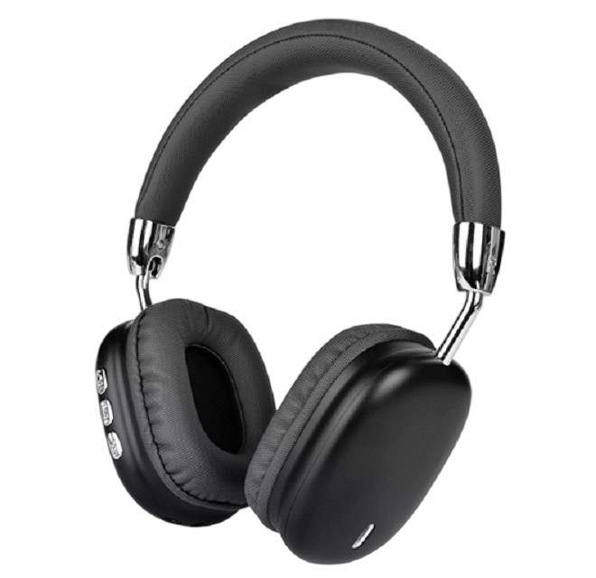 Cuffie Bluetooth V5.3 - Driver da 40mm, Batteria 200mAh, 6 Ore di Riproduzione in Nero, Argento e Rosa