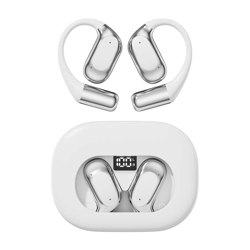 Auricolari Wireless Supportano i Protocolli A2DP AVRCP e HFP Altoparlanti con Anello in Rame F13 Bianco Nero o Colorito