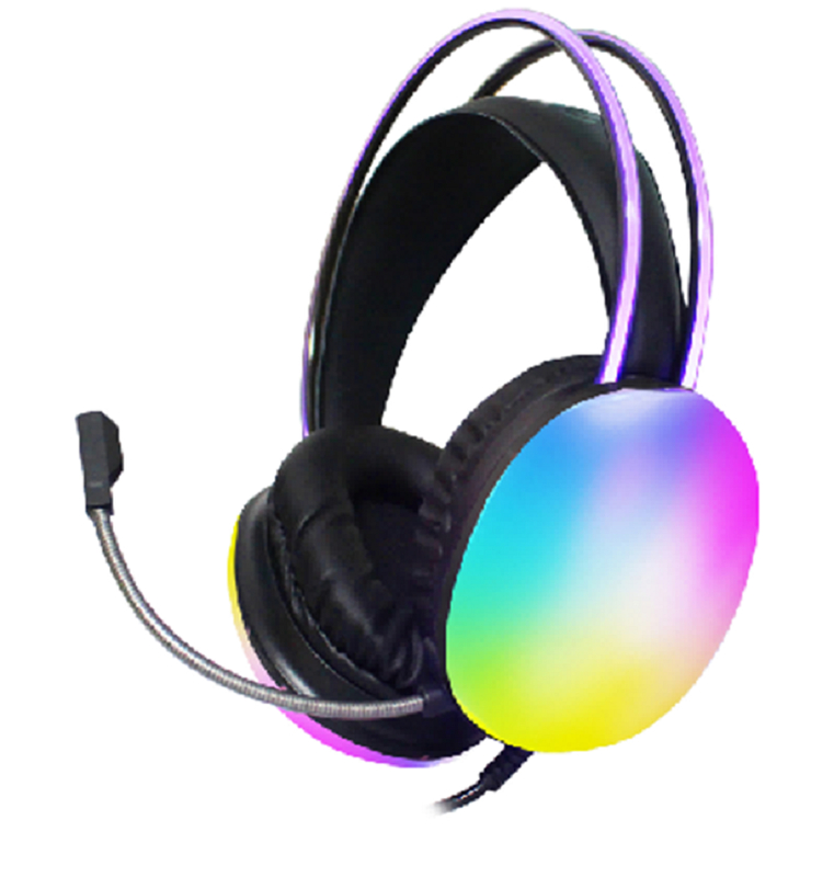 Cuffie cablate con driver da 40mm con risposta in frequenza 20Hz~20MHz, microfono omnidirezionale 6.0x5mm