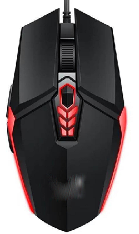Mouse da gioco ETEK RGB, 3500mAh, 6 pulsanti, DPI 800/1600/2400/3200, USB cablato, cavo da 1,35 m, per PC/Laptop