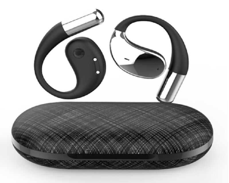 OWS auricolari Bluetooth, chip AB5656C, driver da 14 mm, tempo di riproduzione di 3 ore, batteria da 30 mAh + 300 mAh, HSP/HFP/A2DP/AVRCP, portata di 10 m, 3 colori