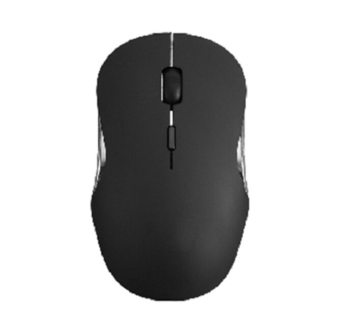 2.4G + BT mouse ricaricabile dual-mode,MX8650A, 800-1200-1600DPI, 500mAh, 72g, ABS,Nero