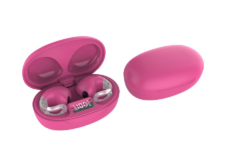 OWS auricolari wireless a orecchia aperta, 12mm Driver, 4H Playtime, Bluetrum 5656T,Nero/Bianco/Pink/Rosso