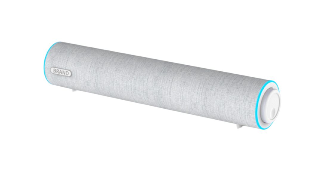 3W*2 Soundbar per desktop,Doppia driver da 2 pollici, 35Hz-16kHz, >36dB di separazione, alimentato da USB (DC 5V), finitura in plastica + tessuto, cavo da 1,3 m