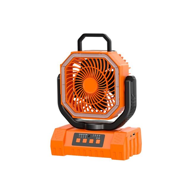 Ventilatore da campeggio da 20000mAh con inclinazione manuale e automatica di 270 gradi, telecomando, power bank, luce LED