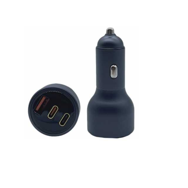 Caricabatterie per auto da 95W, doppio tipo C + USB-A, 65W PD Fast Charging