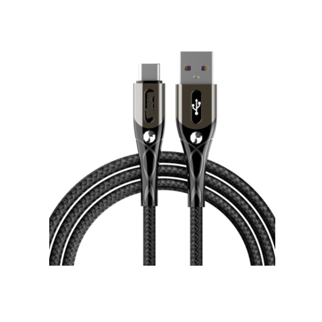 1M cavo di ricarica rapida in nylon intrecciato a 24 fili Micro / Lightning / Tipo-C
