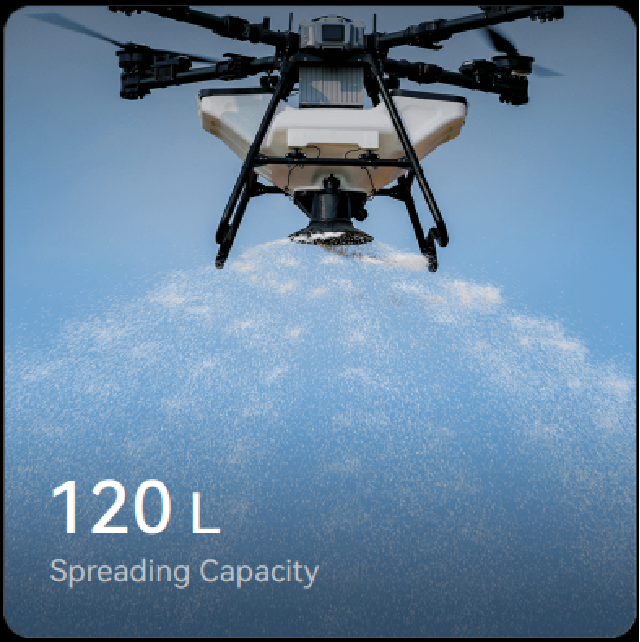 Z80 Flagship Agri-Drone: 80L Spray + 120L Spread + 80kg Lift.