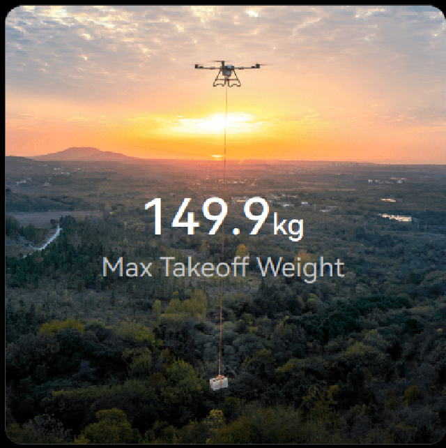 Z80 Flagship Agri-Drone: 80L Spray + 120L Spread + 80kg Lift.
