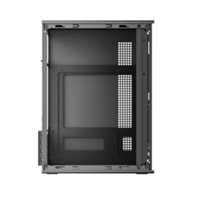 Case ATX compatto SPCC da 0,33 mm, ventola anteriore da 12 cm, doppia USB+audio, supporto M-ATX, 260*160*350 mm