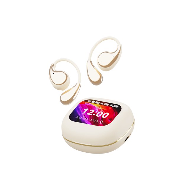 Bluetooth 5.4 TWS auricolari 30mAh + 200mAh Cassa Tipo-C Ricarica rapida