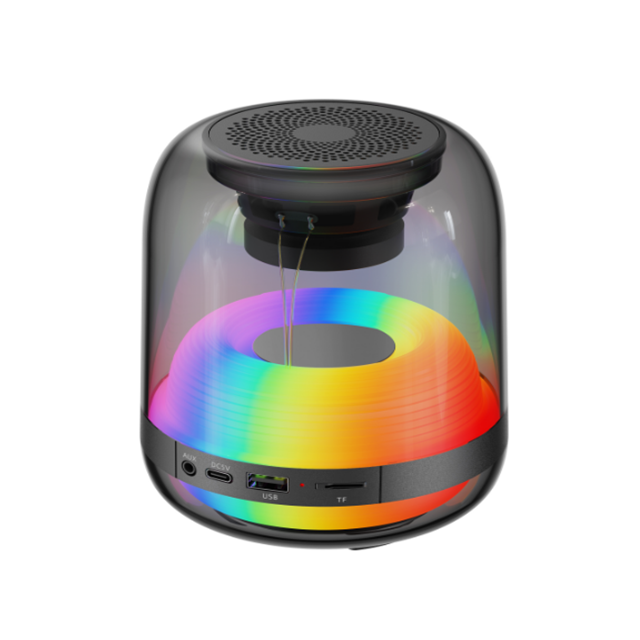 Bluetooth 5.4 altoparlante portatile 5W Full-Range + luce RGB TF/USB/AUX Quad-Mode