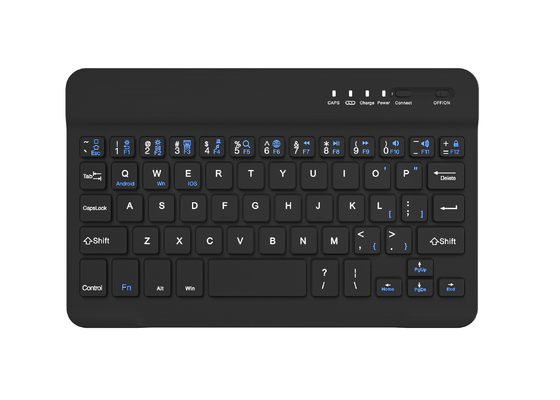 59 tasti Tastiera Bluetooth piccola, leggera e portatile per l'uso in qualsiasi momento e in qualsiasi luogo su Apple iPad e dispositivi Android