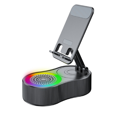 Altavoce Bluetooth integrato 3000mAh Power Bank Con Port USB TWS Accoppiamento Illuminazione RGB Portatile Per Gli amanti della musica